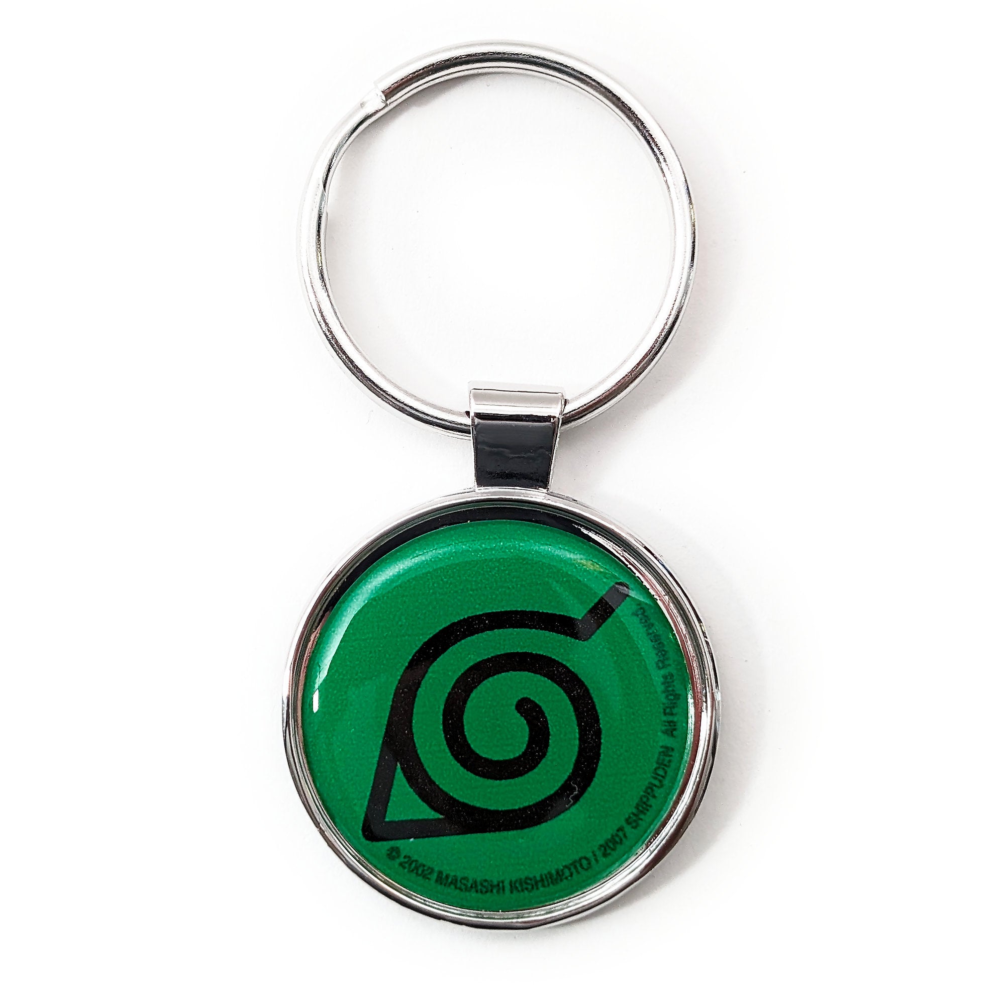Naruto - Konoha Hidden Leaf Village Symbol Medal Keychain | Quirkonaut, image size:2000x2000